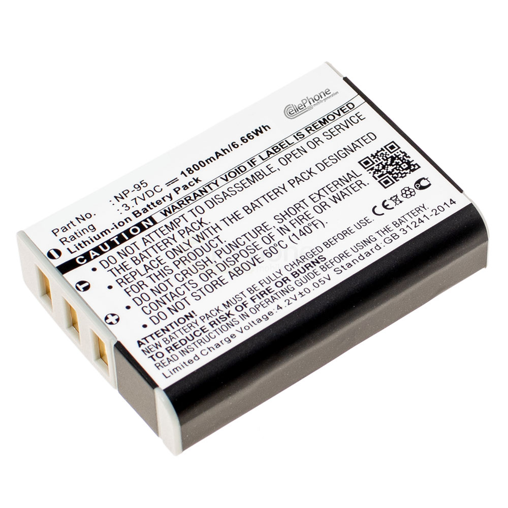 [1856] Battery Li-Ion compatible with Fuji NP-95 - Ricoh DB-90
