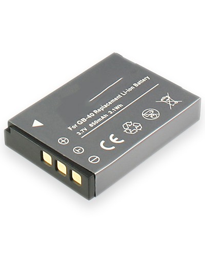 Batterie Li-Ion compatible avec General Imaging GB-40