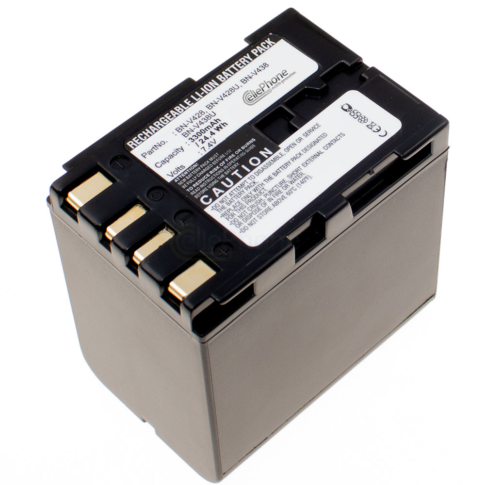 [1870] Accu Li-Ion compatibel met JVC BN-V428 - 3300mAh / 7,4V