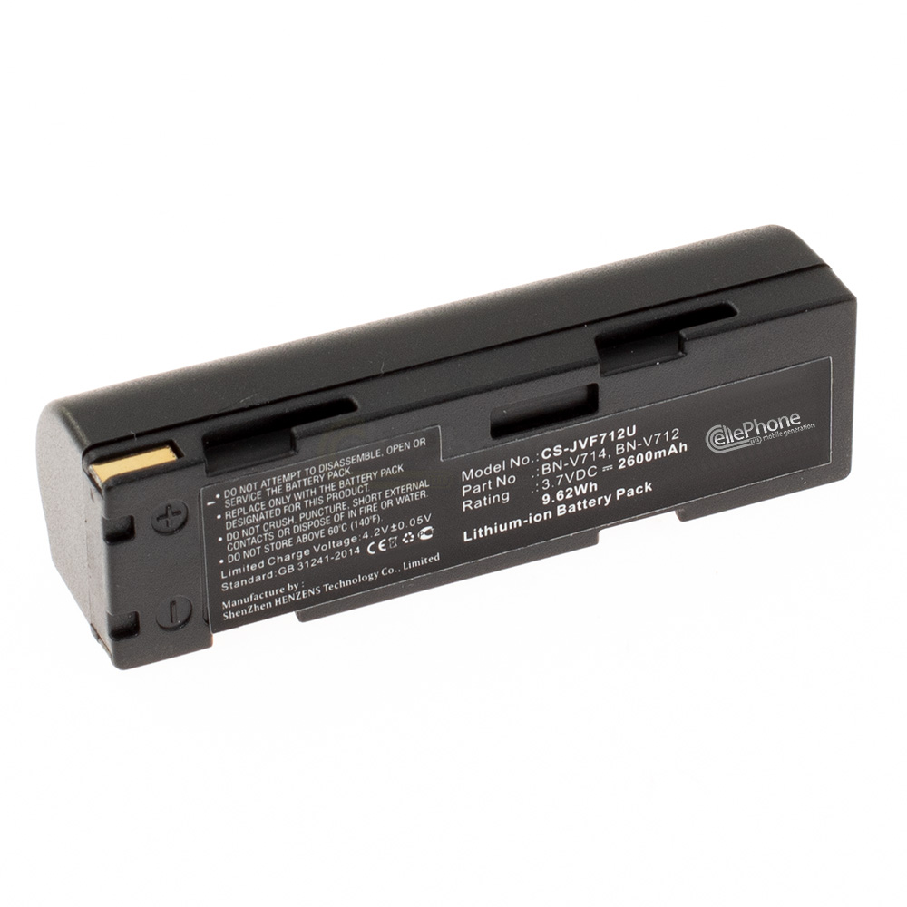 Accu Li-Ion compatibel met JVC BN-V712 / BN-V714 / BN-V712U / BN-V714U