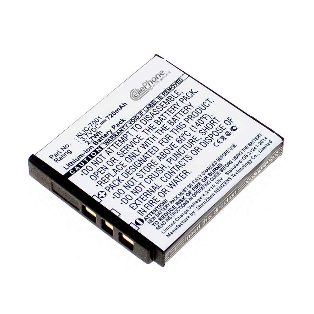 Akku Li-Ion kompatibel zu Kodak Klic-7001 / Medion / POLAROID / Jenoptik NP-40