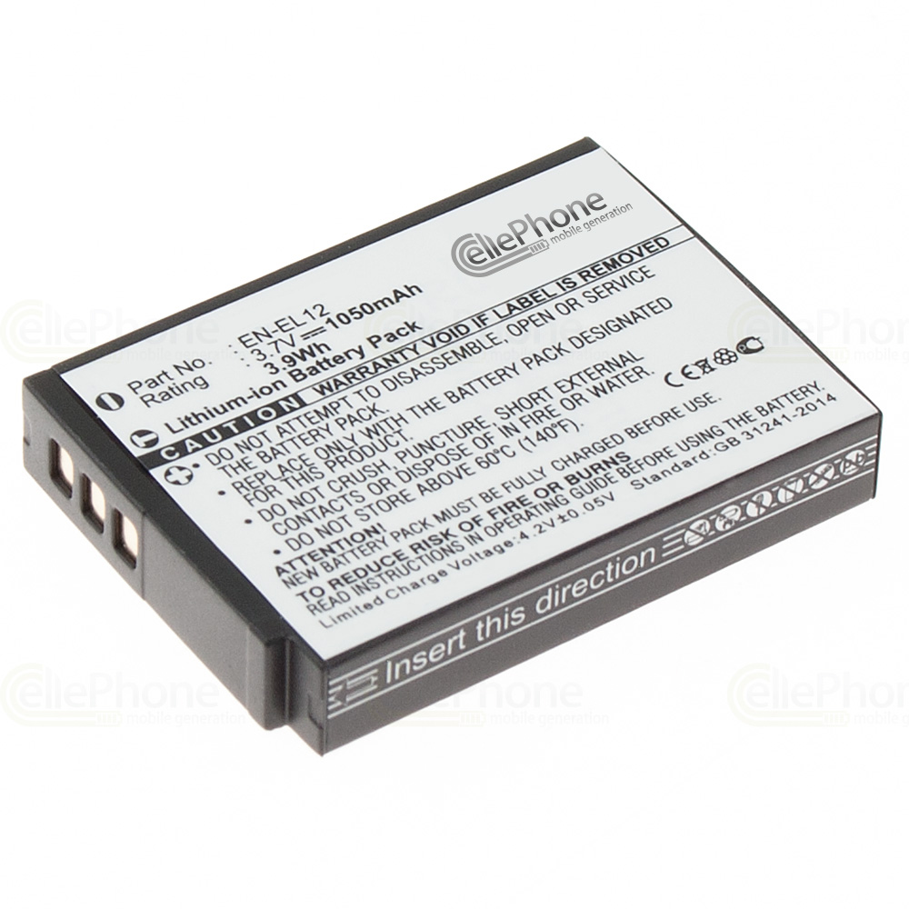 [1915] batteria Li-Ion compatibile con Nikon EN-EL12
