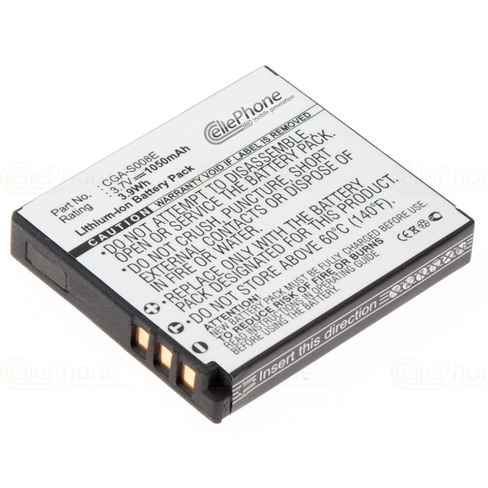 [1934] Batería Li-Ion compatible con Panasonic BCE10E / CGA-S008E / Ricoh DB-70 / VW-VBJ10 / Leica BP-DC6