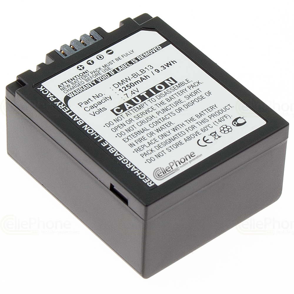 [1954] Batería Li-Ion compatible with Panasonic DMW-BLB13E / DMW-BLB-13 / DMW-BLB13GK