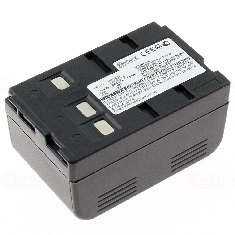 [1963] Battery Ni-MH compatible with Panasonic VW-VBS20E - 2400mAh / 4,8V