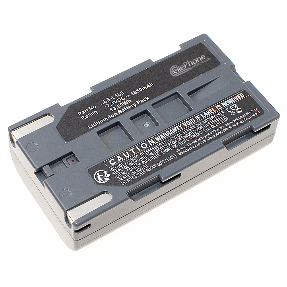 Accu Li-Ion compatibel met Samsung SB-L160 L320 L480 - 1850mAh