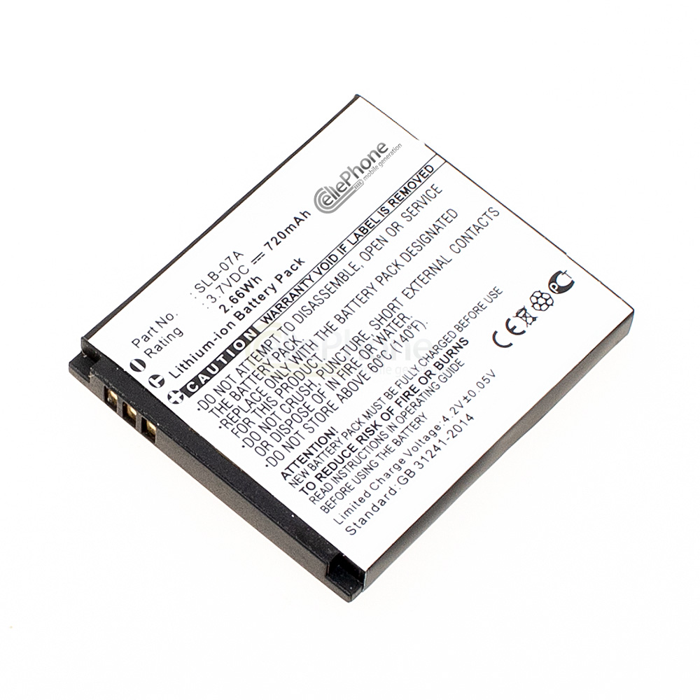 Akku Li-Ion kompatibel zu Samsung SLB-07A