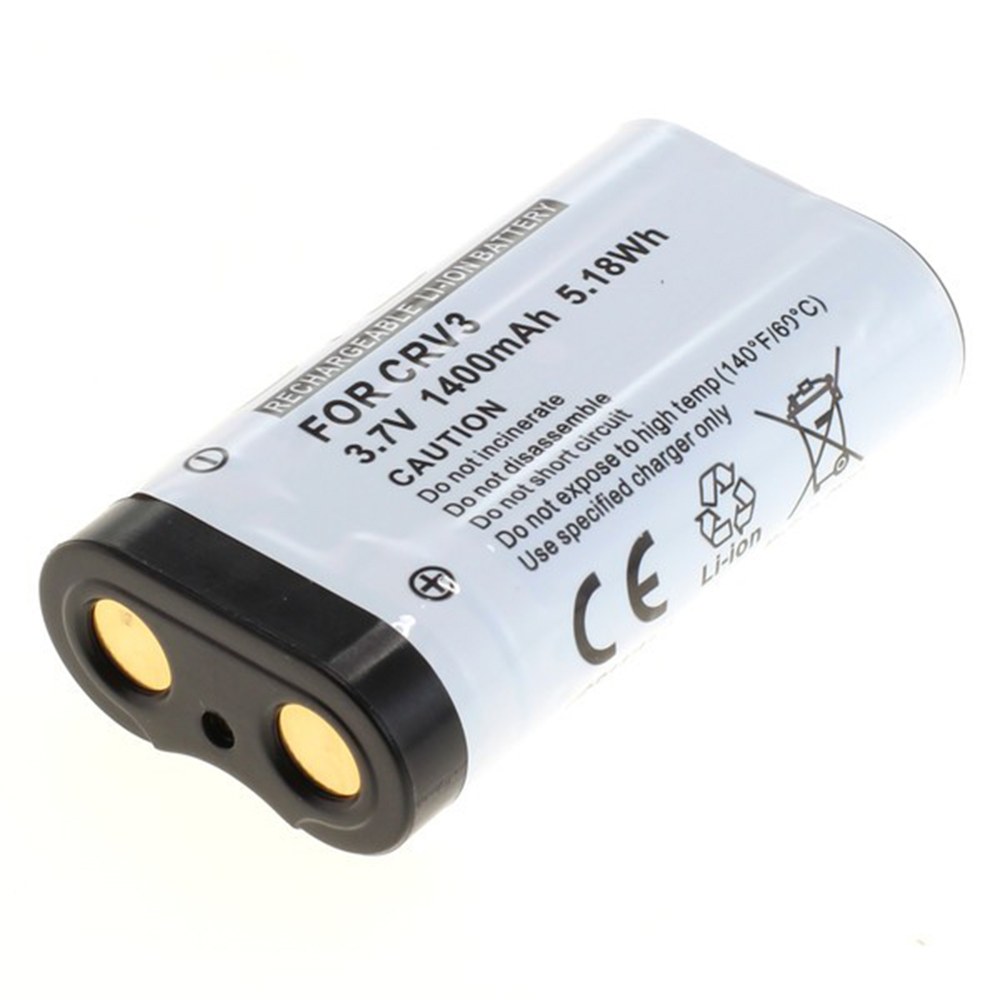 [1991] Battery Li-Ion compatible with Sanyo CR-V3 / CRV3 (2 Kontakte)