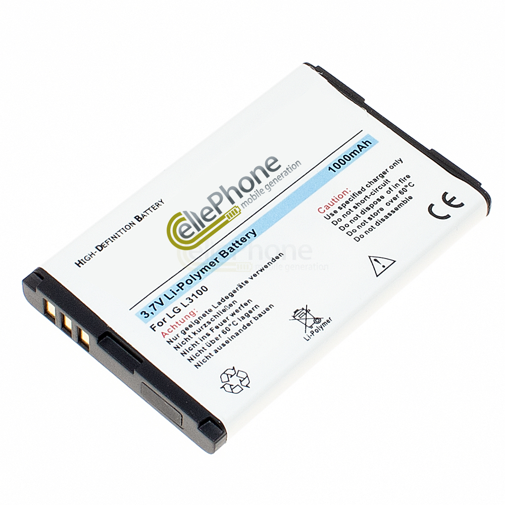 [190] PolarCell Akku Li-Polymer für LG F1200 F9100 F9200 G210 G5600 G932 L3100 (ersetzt SBPL0080101)