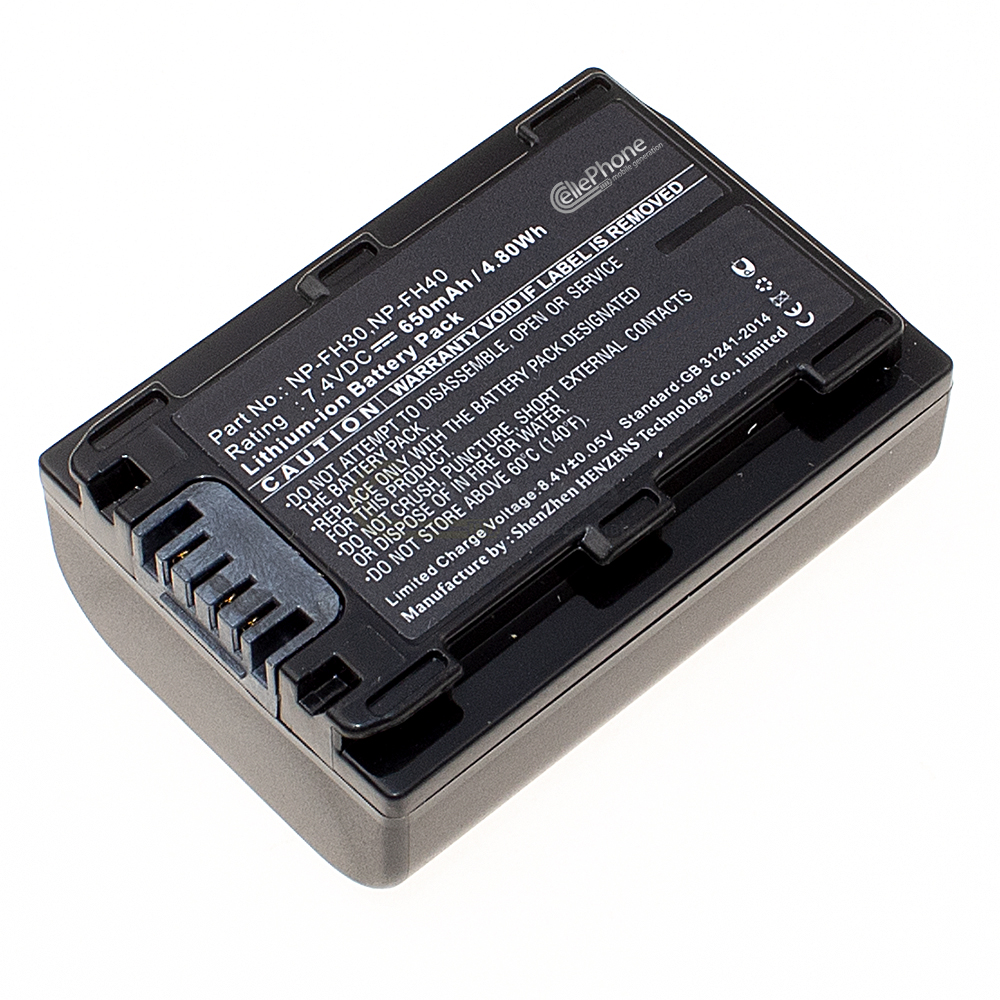 Akku Li-Ion kompatibel zu Sony NP-FH30 NP-FH40 NP-FH50 NP-FH60