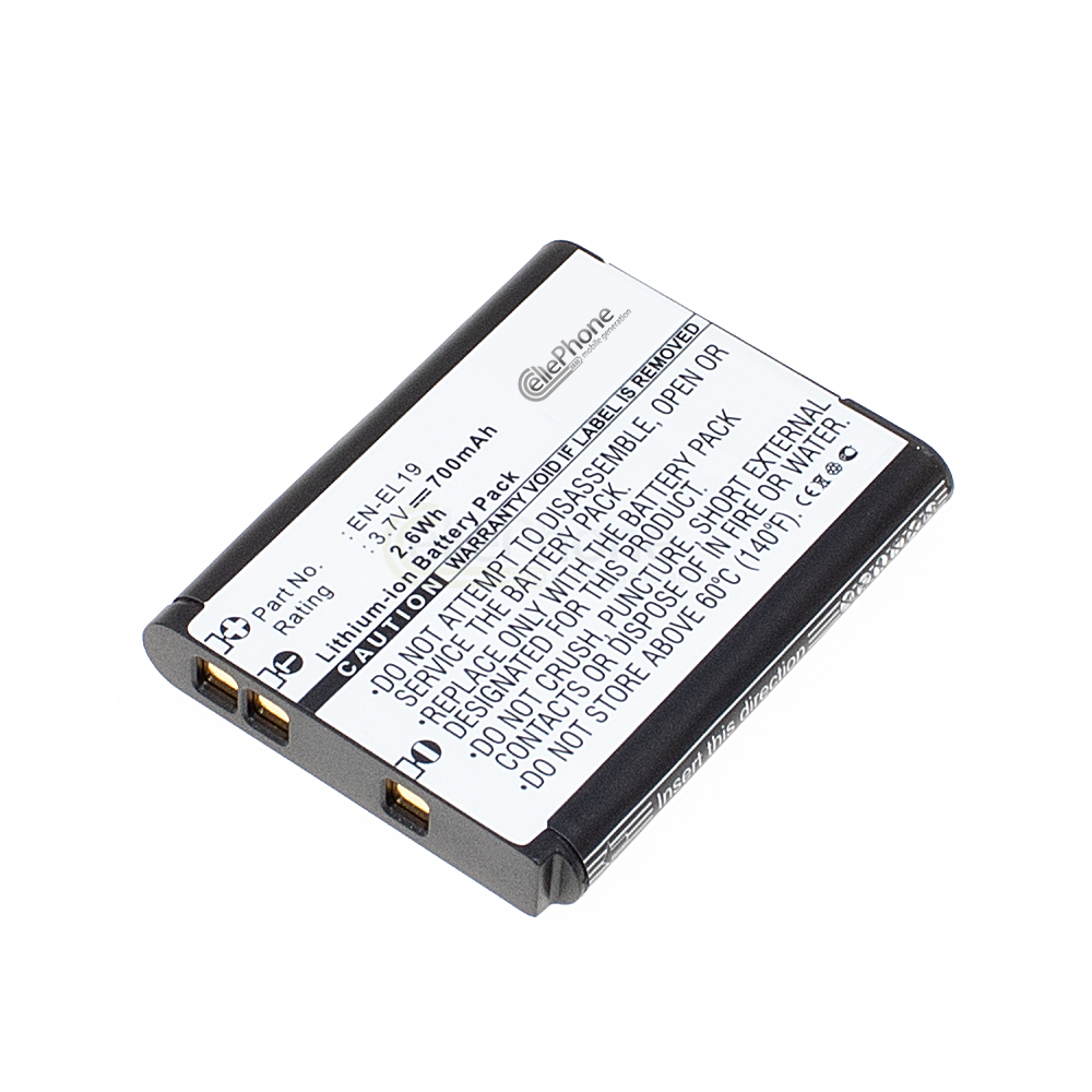 [2087] Batterie Li-Ion compatible avec Nikon EN-EL19