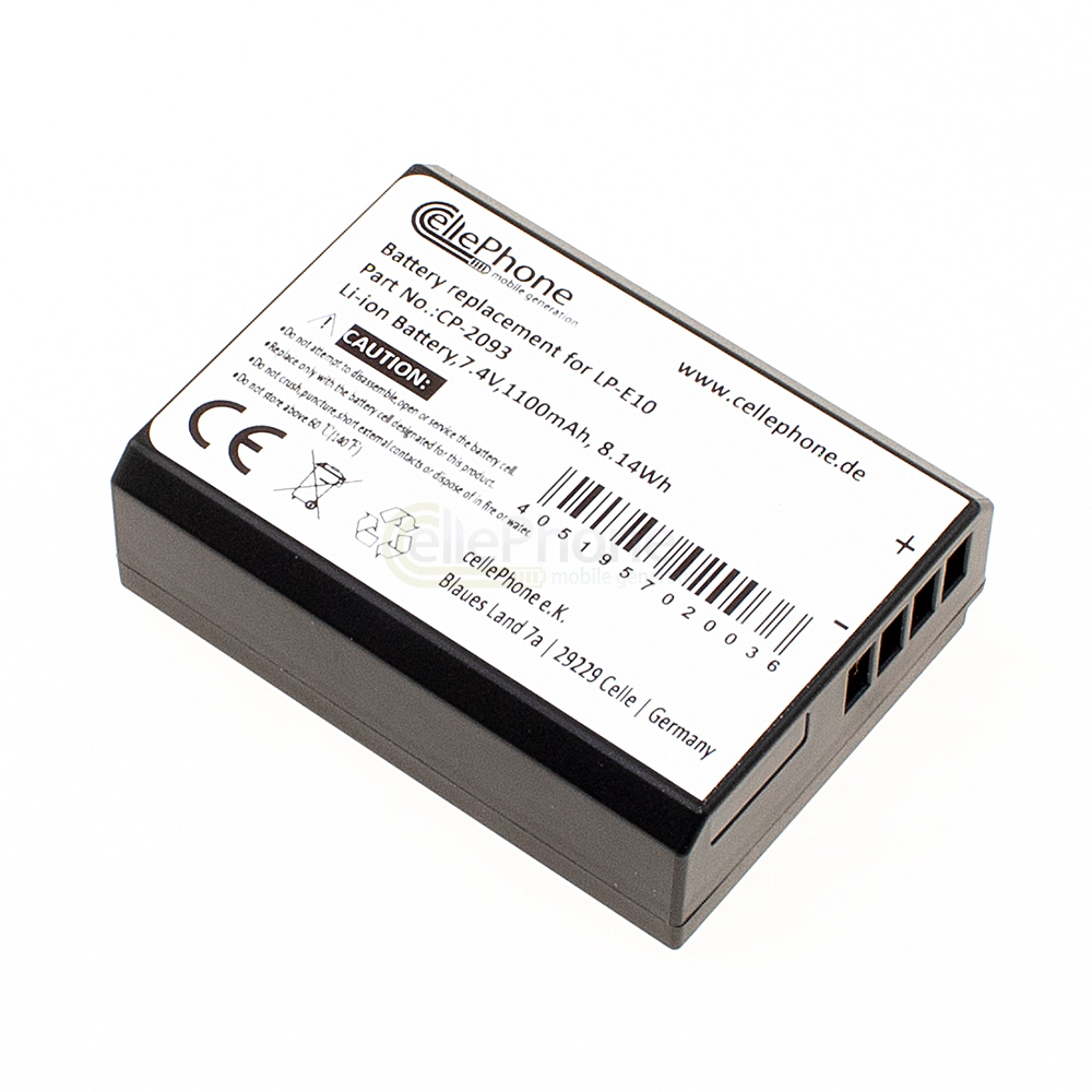 [2093] Batterie Li-Ion compatible avec Canon LP-E10