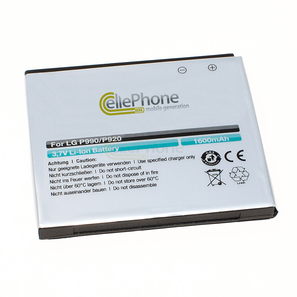 [2625] Batería Li-Ion para LG P990 OPTIMUS SPEED / P920 OPTIMUS 3D / P999 / Star (reemplazado LGFL-53HN)