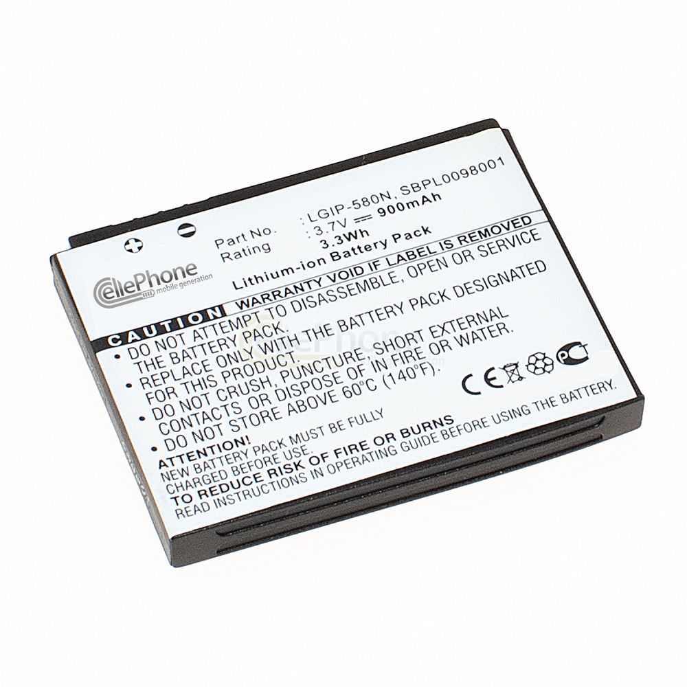 batería Li-Ion para LG GT950 UX700 GC900 GM730 GT400 GT404 GT500 GT505 LX610 UN610 (reemplazado LGIP-580N)