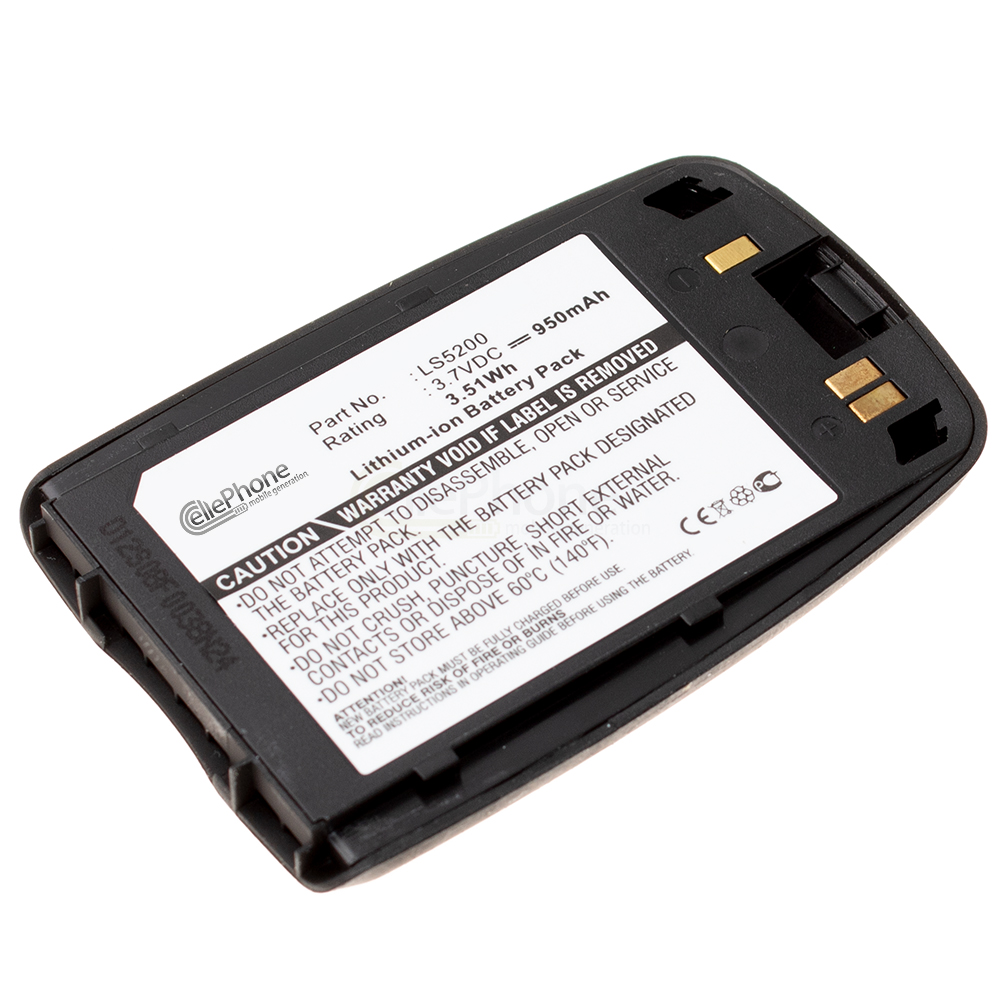 Batería Li-Ion para LG S5200 - black (reemplazado LGLP-GAHM / BSP-16G)