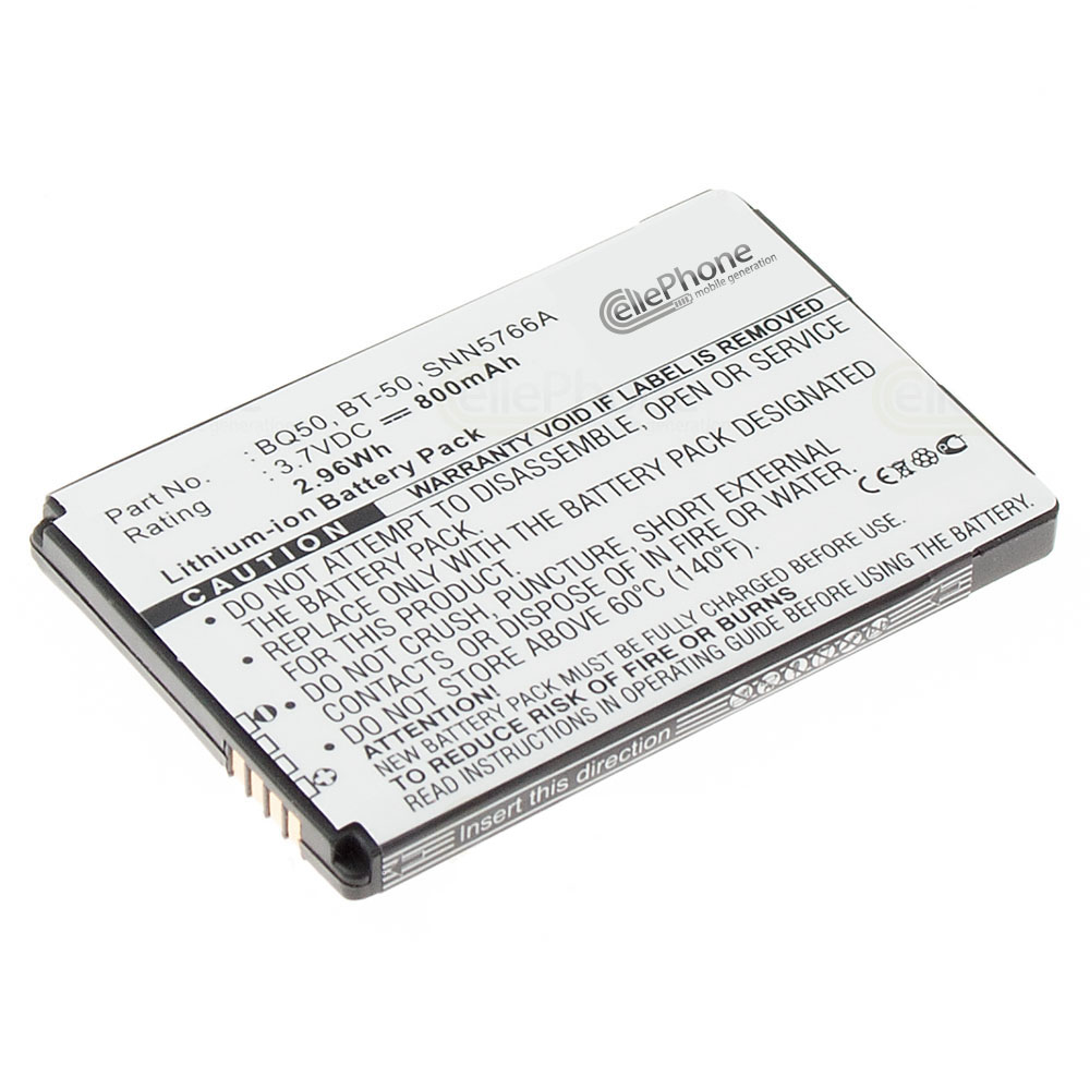 [2746] Batería Li-Ion para Motorola K3 KRZR A1200 A1208 A732 C168 E1070 E2 E770 W377 (reemplazado BT50)