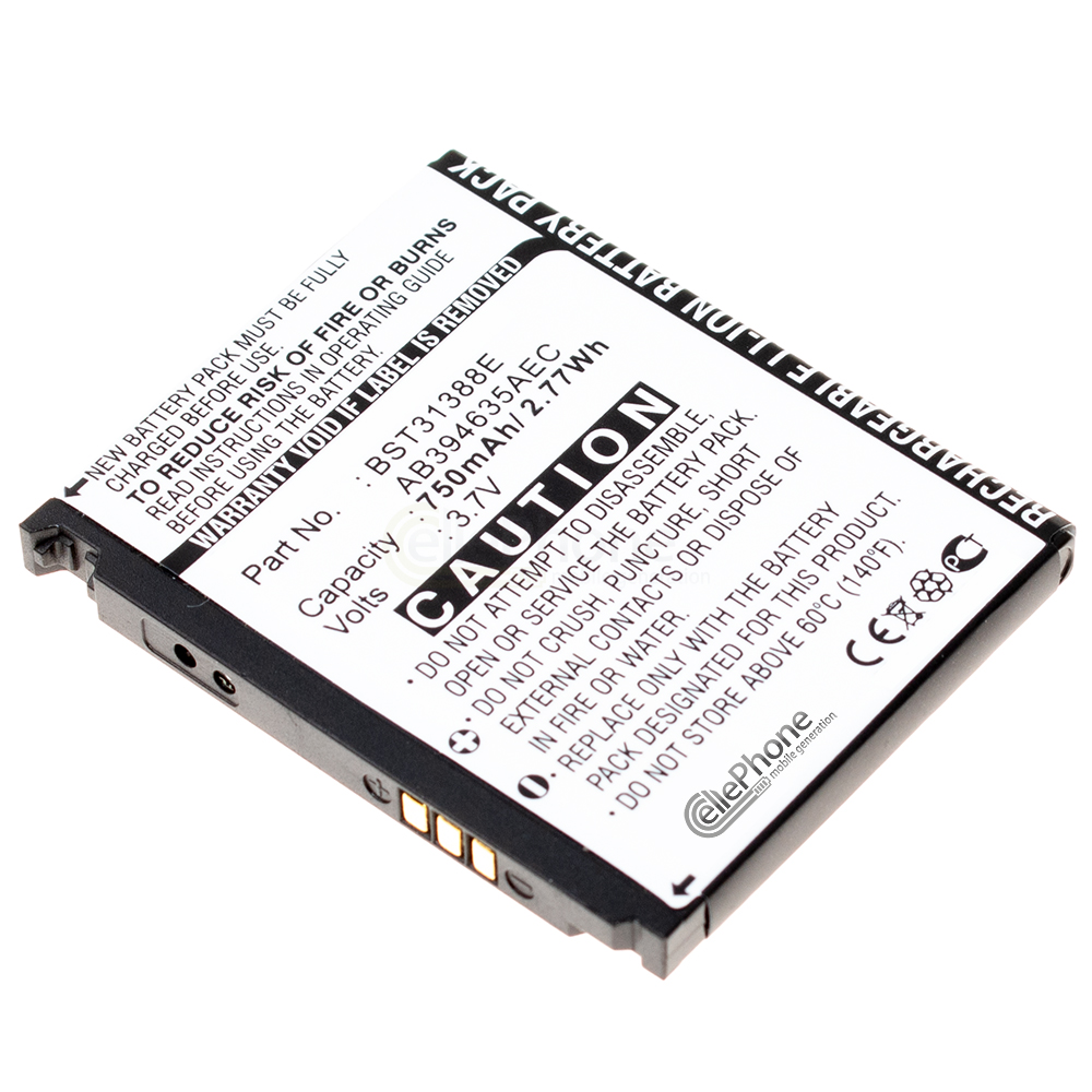 [2782] Batterie Li-Ion pour Samsung SGH-D840 D848 (remplace BST31388E)