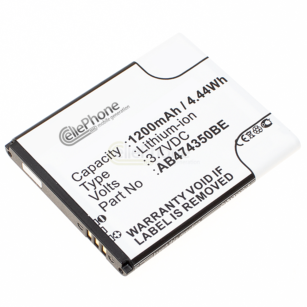 [2794] batteria Li-Ion per Samsung SGH-D780 D788 G810 i550 i558 T749 W509 W699 W709 (sostituisce AB474350DE)