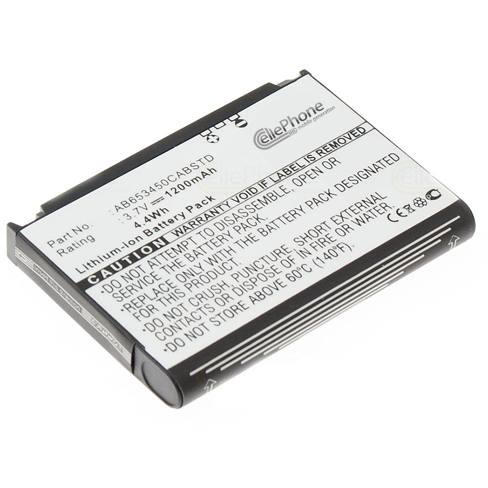 [2795] Batterie Li-Ion pour Samsung SGH-i600 i710 C6620 C6625 (remplace AB663450CU / AB663450CE)