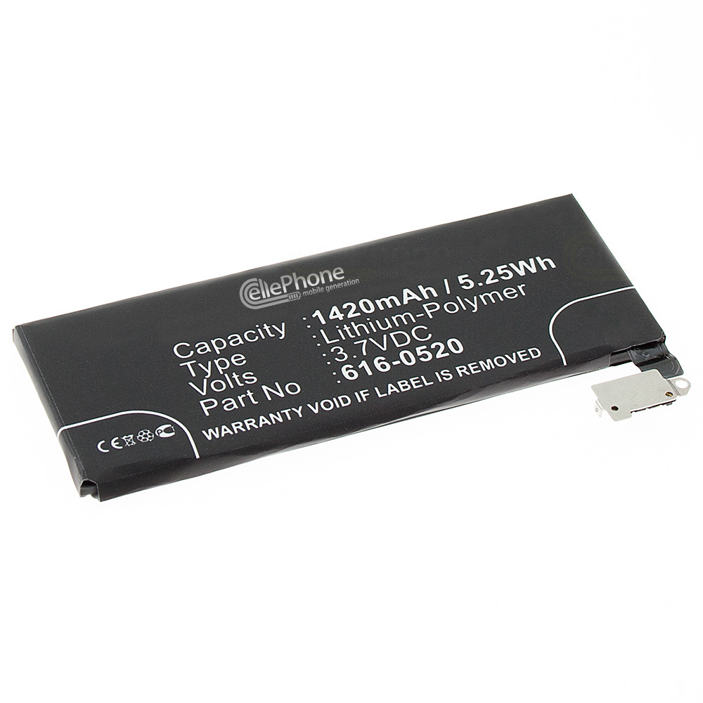 Batería Li-Polymer para Apple iPhone 4G (reemplazado 616-0520 / 616-0521)