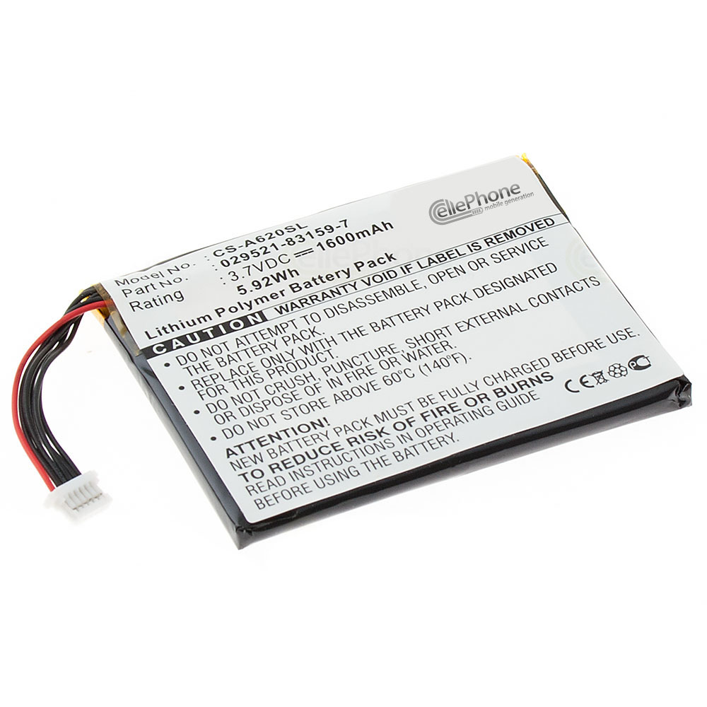 [2870] Battery Li-Polymer for Asus MyPal A620 A620G A620BT (replaced 029521-83159-7)