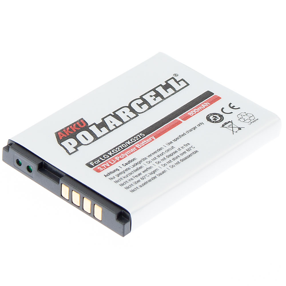[223] PolarCell batteria Li-Polymer per LG KE770 KF500 KF510 KG289 KG77 (sostituisce LGIP-410A)