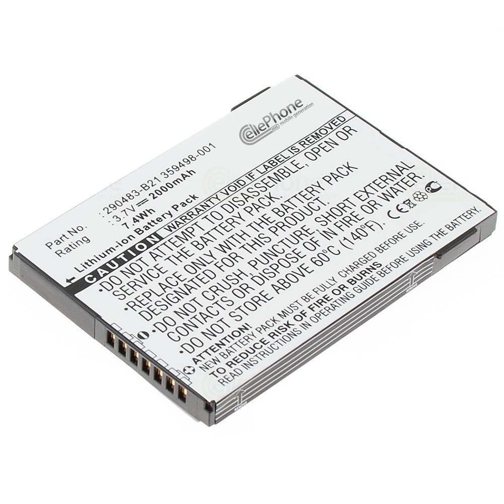 [2923] Akku Li-Ion für HP iPAQ HX4700 HX4705 HX4715 HX4800 (ersetzt 359498-001)
