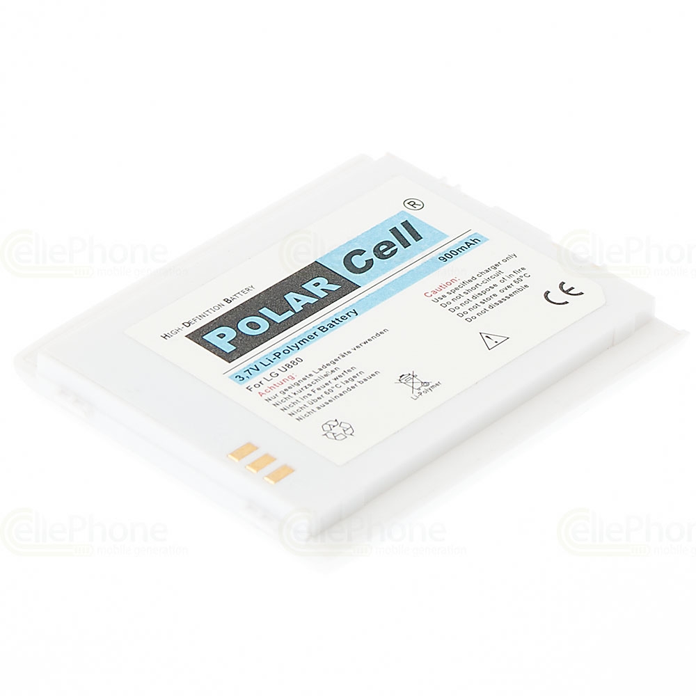 [226] PolarCell battery Li-Polymer for LG U880 U8500 - white (replaced LGLP-GACM)