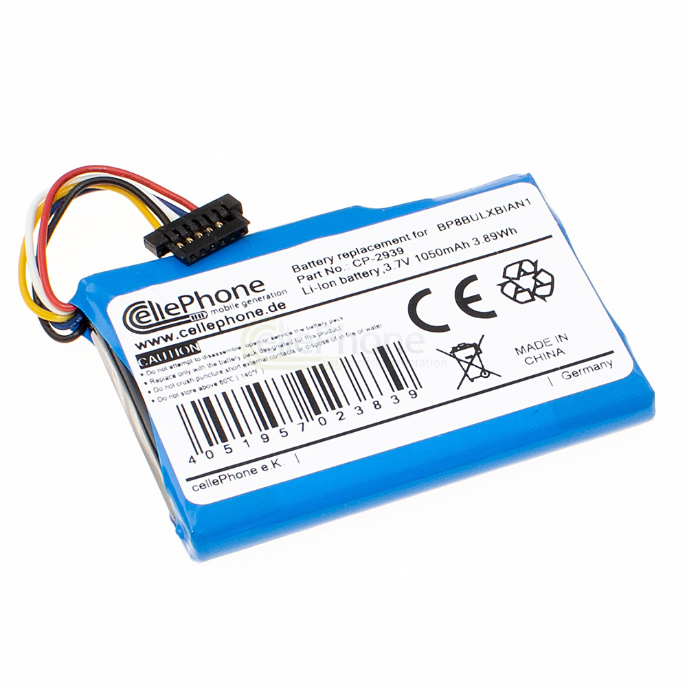 [2939] Battery Li-Ion for Mitac Mio 336 / Yakumo EazyGo (replaced BP8BULXBIAN1)