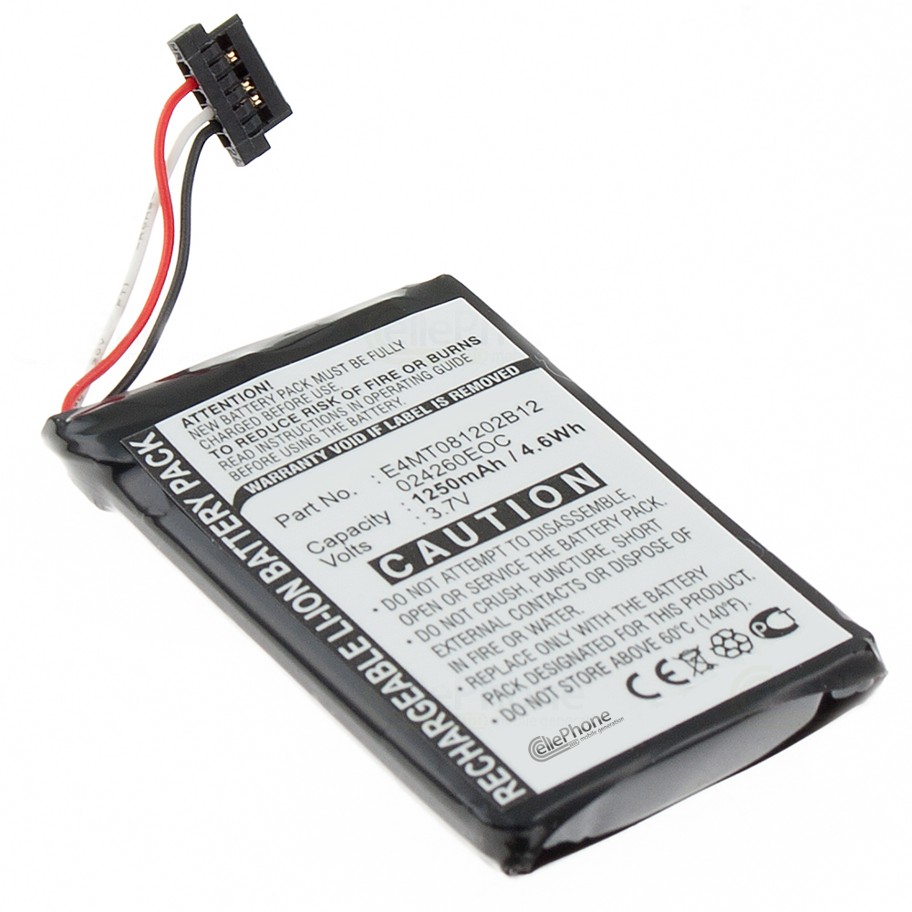 [2949] Battery Li-Ion for Mitac Mio P350 / Medion GoPal PNA150 / Typhoon MyGuide 3500 Go / Yakumo Delta X 5BT (replaced BP-LP1200)