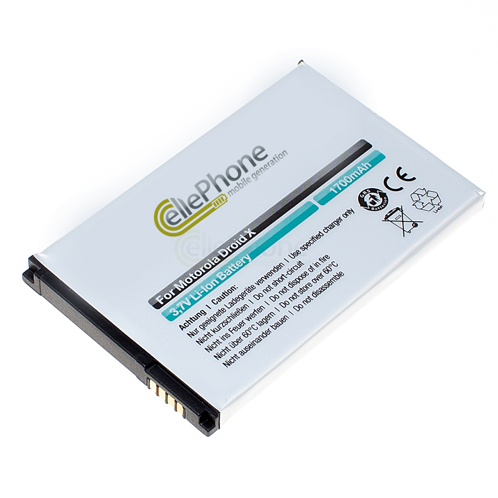 Batterie Li-Ion pour Motorola Milestone X / Droid X (remplace BH5X)