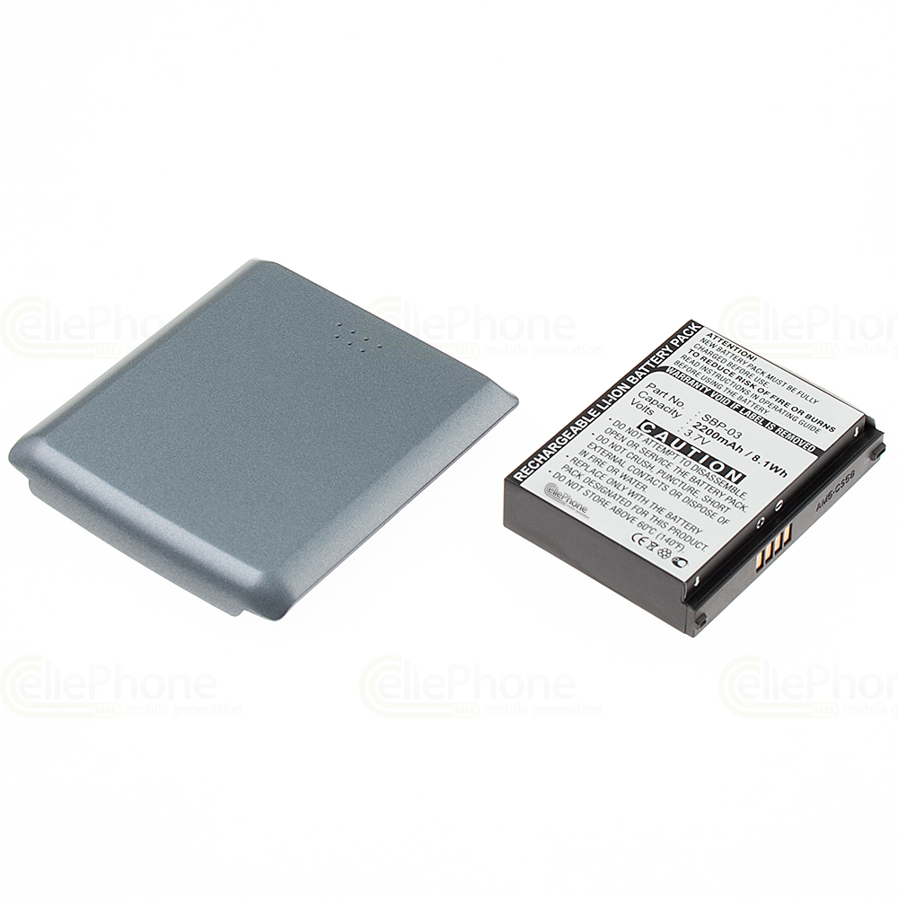 [3120] Akku Li-Ion für Asus MyPal A630 / A632 / A632N / A635 / A636 / A636N / A639 - grau (ersetzt SBP-03) - 2200 mAh (FAT)