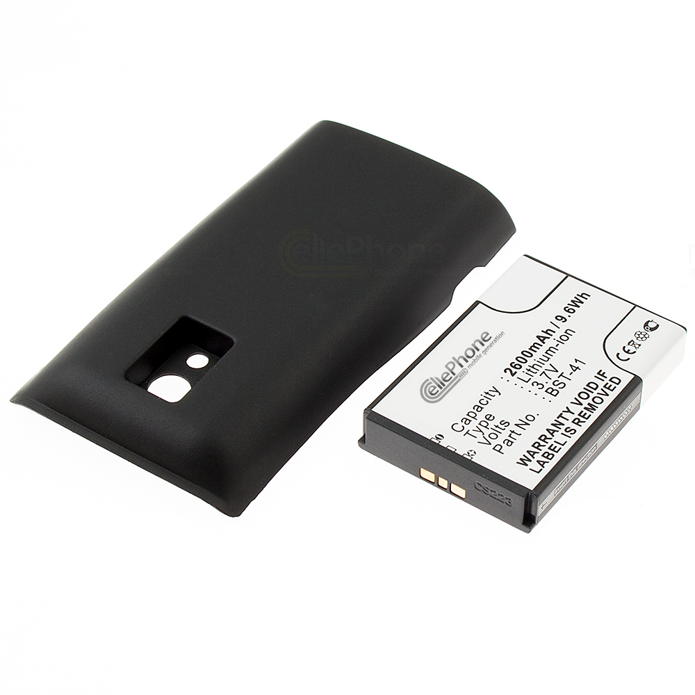[3162] batteria Li-Ion per Sony Ericsson Xperia X10 - nero (sostituisce BST-41) - 2600 mAh (FAT)