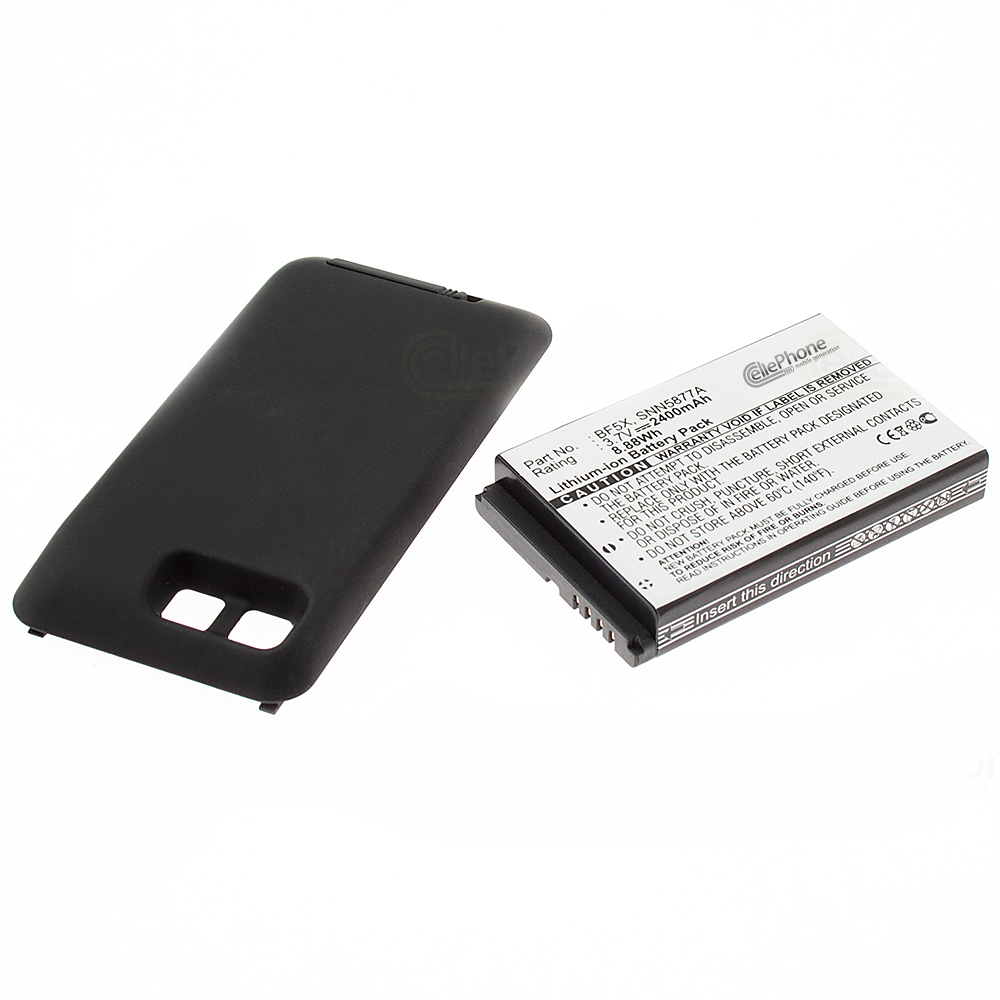 [3170] Accu Li-Ion voor Motorola DEFY / MB520 Kobe / MB525 Bravo - zwart (vervangt BF5X) - 2400 mAh (FAT)