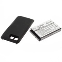 Akku Li-Ion für Motorola DEFY / MB520 Kobe / MB525 Bravo - schwarz (ersetzt BF5X) - 2400 mAh (FAT)